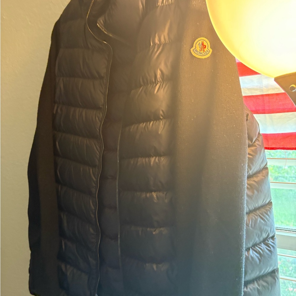 Moncler Black Puffer Jacket for Men